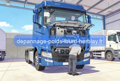 Air, boite de vitesse, freins bloqué sur poids lourd